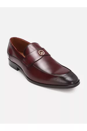 Louis Philippe Men Leather Formal Loafers