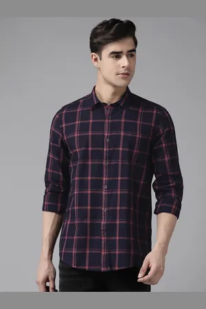 Blackberrys Tartan Checked Slim Fit Casual Shirt