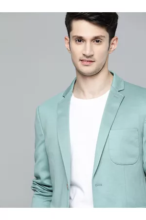 Mast & Harbour Men Textured Single-Breasted Casual Blazer