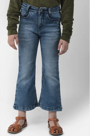 Crimsoune Club Girls Comfort Bootcut Heavy Fade Jeans