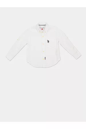U.S. Polo Assn. U S Polo Assn Boys White Casual Shirt