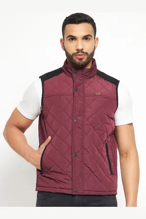 Duke Men Mock Collar Quilted Jacket