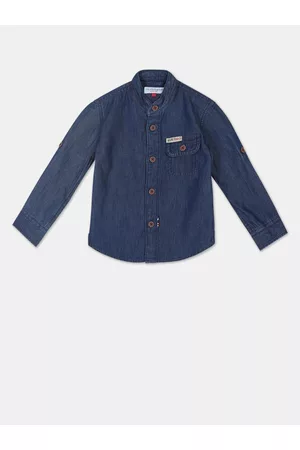 U.S. Polo Assn. U S Polo Assn Boys Blue Casual Shirt
