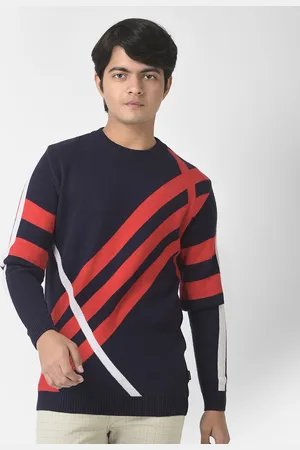 Crimsoune Club Boys Striped Pullover