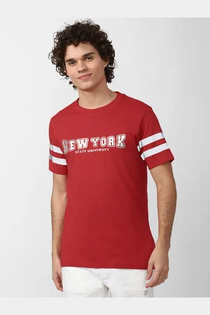 Forever 21 Men Typography Printed Pure Cotton T-shirt