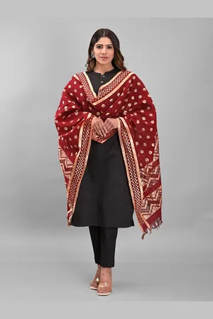Apratim Woven Design Dupatta With Zari