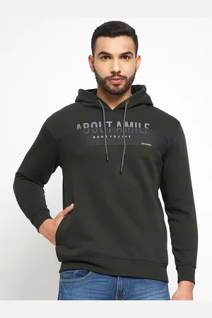 Duke Men Printed Fleece Hooded Sweatshirt