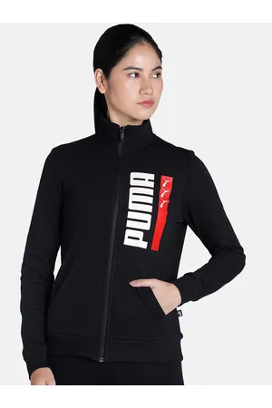 PUMA Women Stylized Graphic Cotton Regular Fit Sporty Jacket