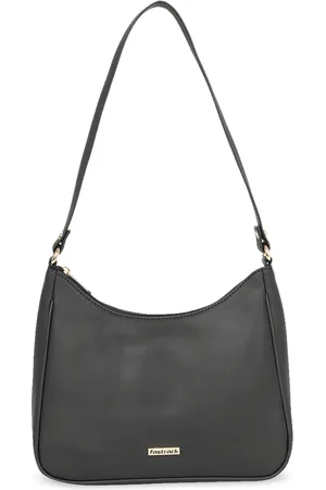Fastrack Women Black Solid Crescent Shoulder Bag