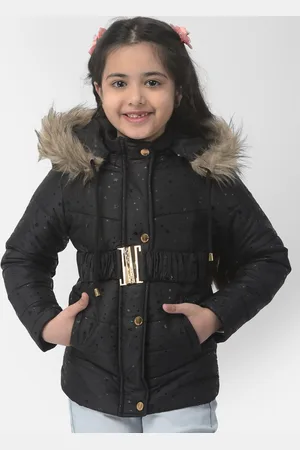 Crimsoune Club Girls Hooded Padded Jacket