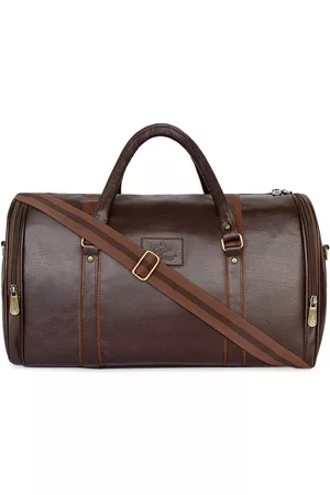 THE CLOWNFISH Gypsy Unisex Brown Textured Gypsy Duffel Bag