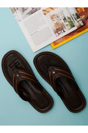 Big Fox Men Brown & Black Slip-On