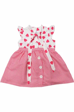 Doodle Girls Tie-Up Neck Dress