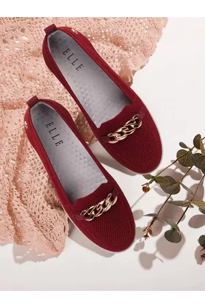 Elle Women Solid Loafers