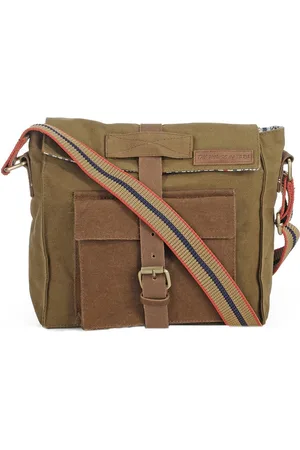 The House of Tara Colourblocked Messenger Bag