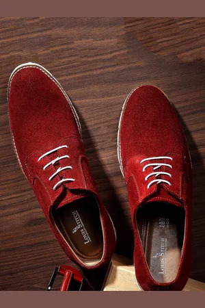 LOUIS STITCH Men Suede Derbys