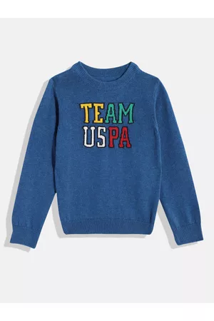 Ralph Lauren Boys Blue Printed Pullover
