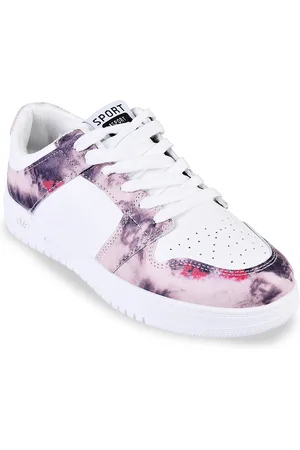 CASSIEY Women Pink Printed Sneakers