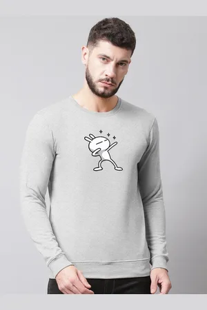 Friskers Men Printed Fleece Sweatshirt