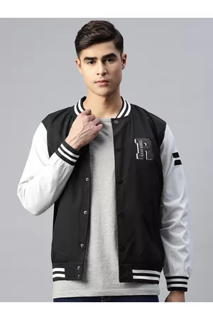 Pierre Carlo Men Typography Varsity Jacket