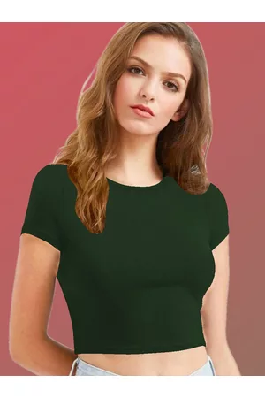 Dream Beauty Fashion Women Knitted Fitted Crop Top