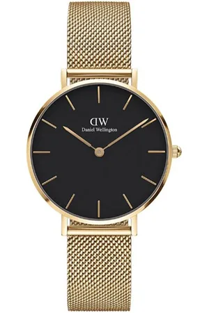 Daniel Wellington Petite Evergold Women Dial Black 32mm Analogue Watch DW00100347