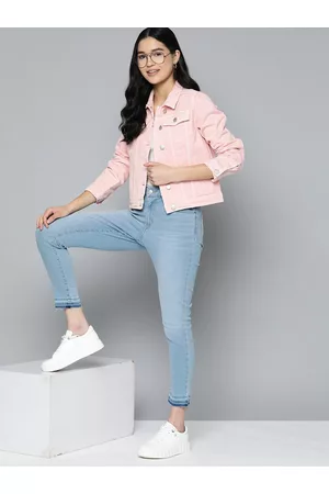 Mast & Harbour Women Pure Cotton Denim Jacket
