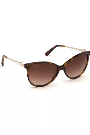Swarovski Women Cateye Sunglasses with UV Protected Lens - SK0190 58 52F