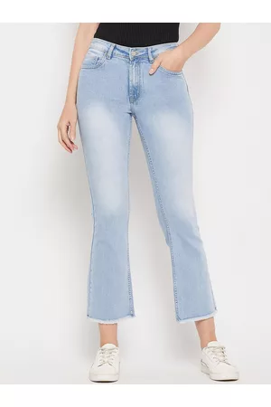 MADAME Women Bootcut Heavy Fade Cotton Jeans