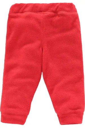 Nino Bambino Kids Red Solid Track Pants