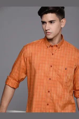 Louis Philippe Men Slim Fit Checked Casual Shirt