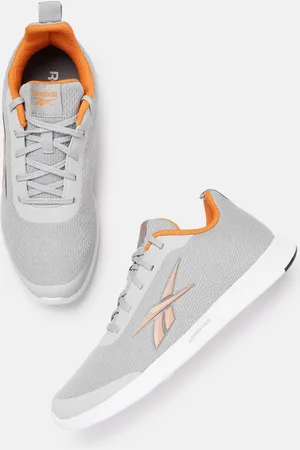 Reebok Men Grey Woven Design Lunar Walk Shoes