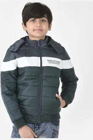 Crimsoune Club Boys Colourblocked Lightweight Padded Jacket