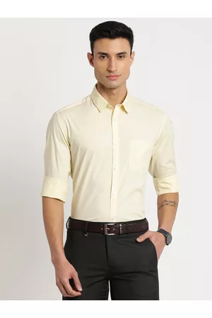 Indian Terrain Men Chiseled Slim Fit Cotton Formal Shirt