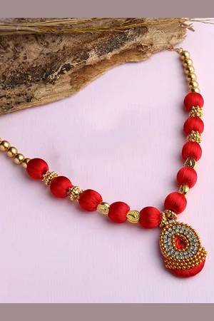 Akshara Clothing Girls Gold-Plated Handcrafted Necklace