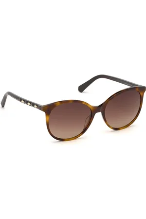 Swarovski Women Round Sunglasses with UV Protected Lens - SK0223 56 52F