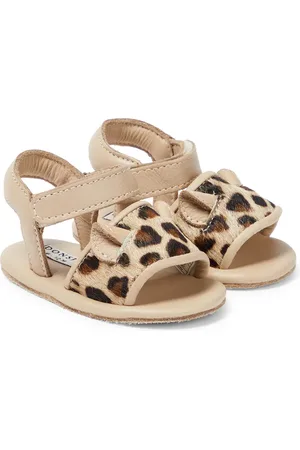 Ladies leopard sandals hot sale