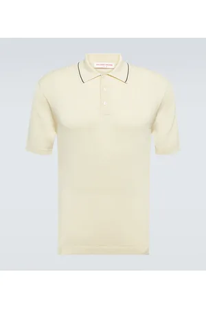 Topman monogram polo with contrast collar in navy - part of a set