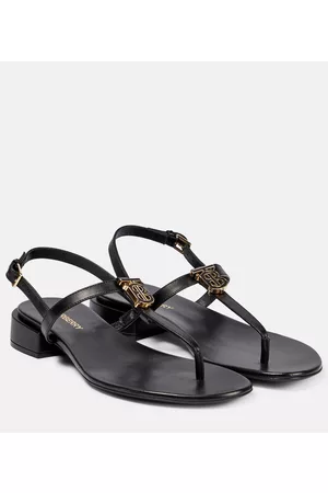 Burberry Women Leather Sandals - Emily 20 leather thong sandals