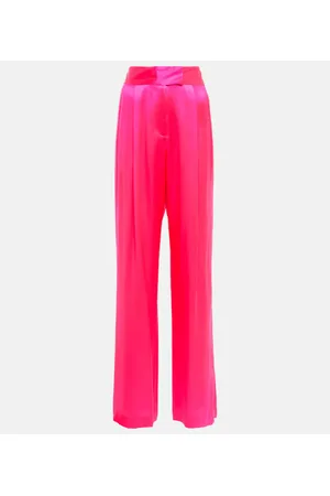 Buy THE SEI Wide-leg Silk Trousers - Chocolate At 75% Off