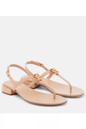 Burberry Women Leather Sandals - Emily 20 leather thong sandals