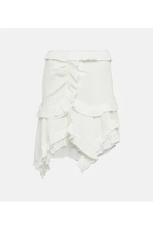 Isabel Marant Women Cargo Skirts - Geneva ruffled miniskirt