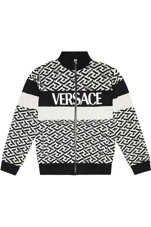 Versace Multicolor La Greca Sweater Versace