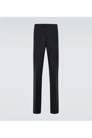 Burberry Wool Trousers  ModeSens