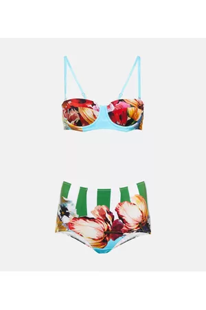 Dolce & Gabbana Women Bikinis - Portofino printed bikini