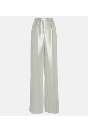 Silk-blend Satin Pants