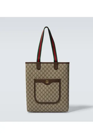 GG Supreme Tender Medium Tote Bag in Beige - Gucci