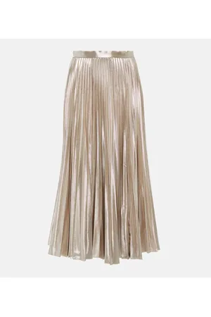 Pleated Skirts - Silver - women - 12 products | FASHIOLA.in