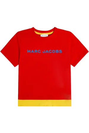 Embellished Cotton Polo Shirt in White - Marc Jacobs Kids