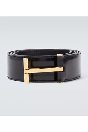 Tom Ford 3.5cm Reversible Full-Grain Leather Belt - Men - Black Belts